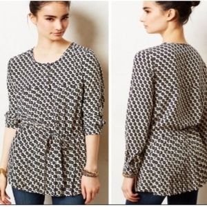 Crane Print Top by Maeve M